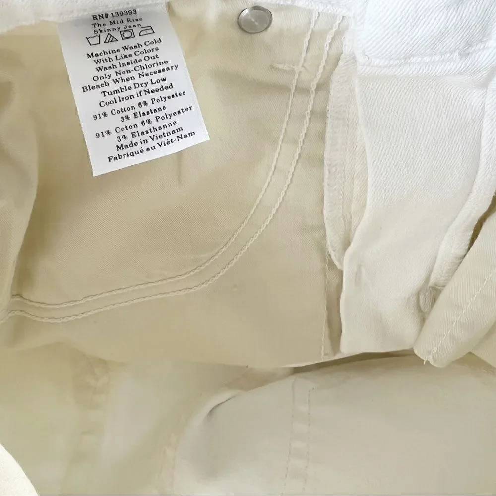 Everlane mid rise skinny jeans